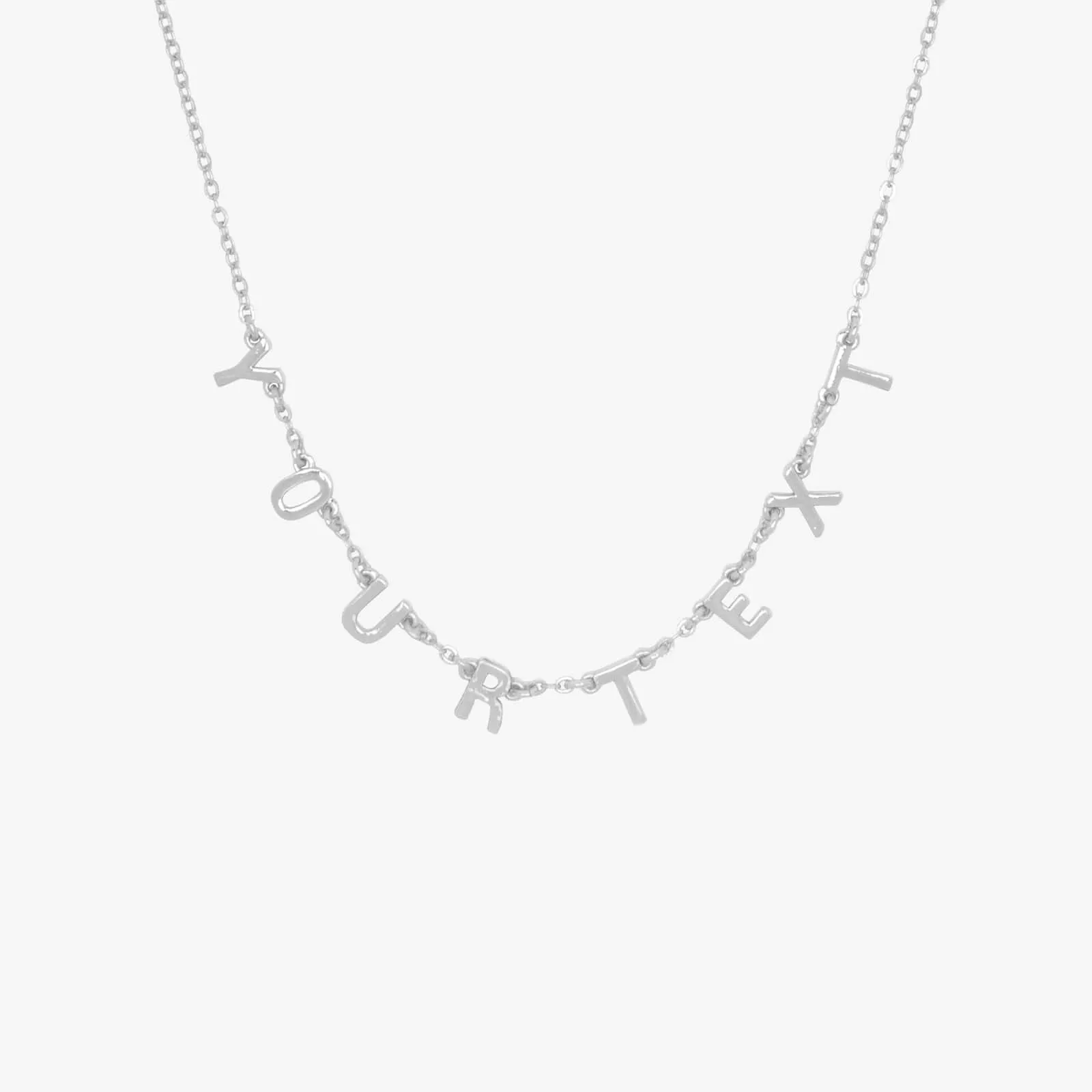 Name Charm Necklace