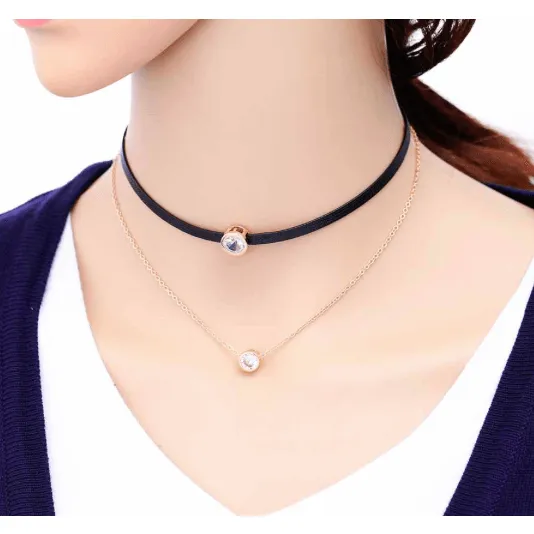 NAUGHTY & NICE CHOKER SET