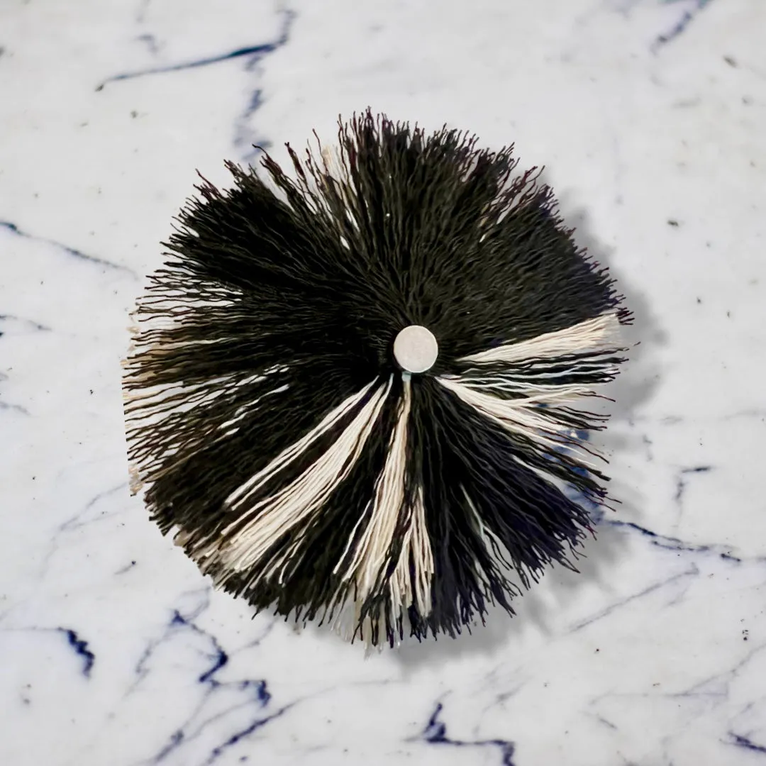 Noir et Blanc Brooch