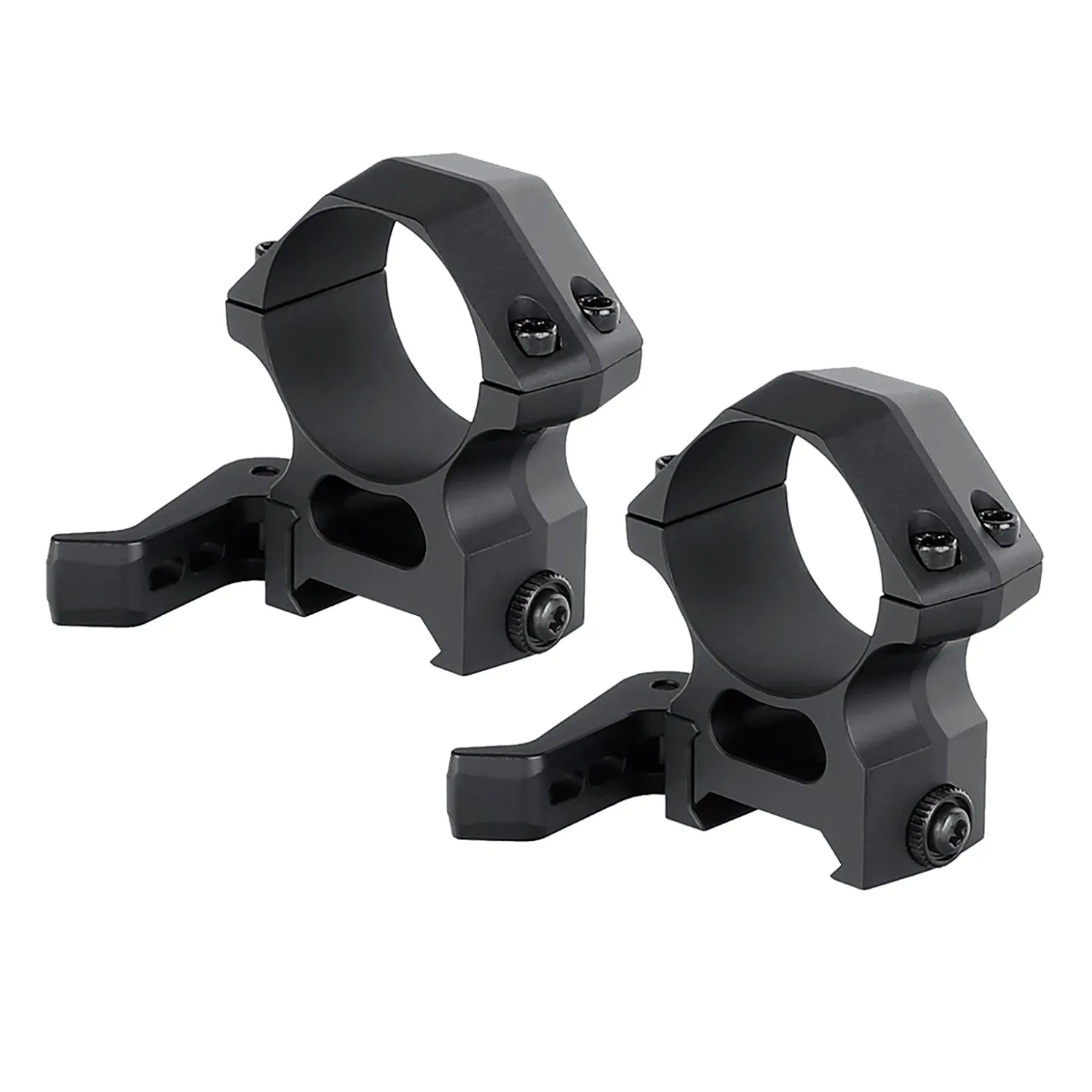 ohhunt® High-end Pro Quick Release 30mm Picatinny Scope Rings 7075-T6 Aluminum - High Med Low Profile