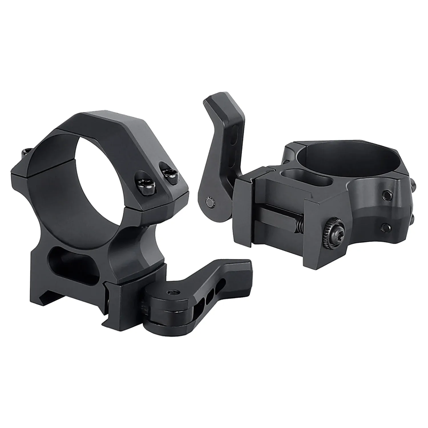 ohhunt® High-end Pro Quick Release 30mm Picatinny Scope Rings 7075-T6 Aluminum - High Med Low Profile