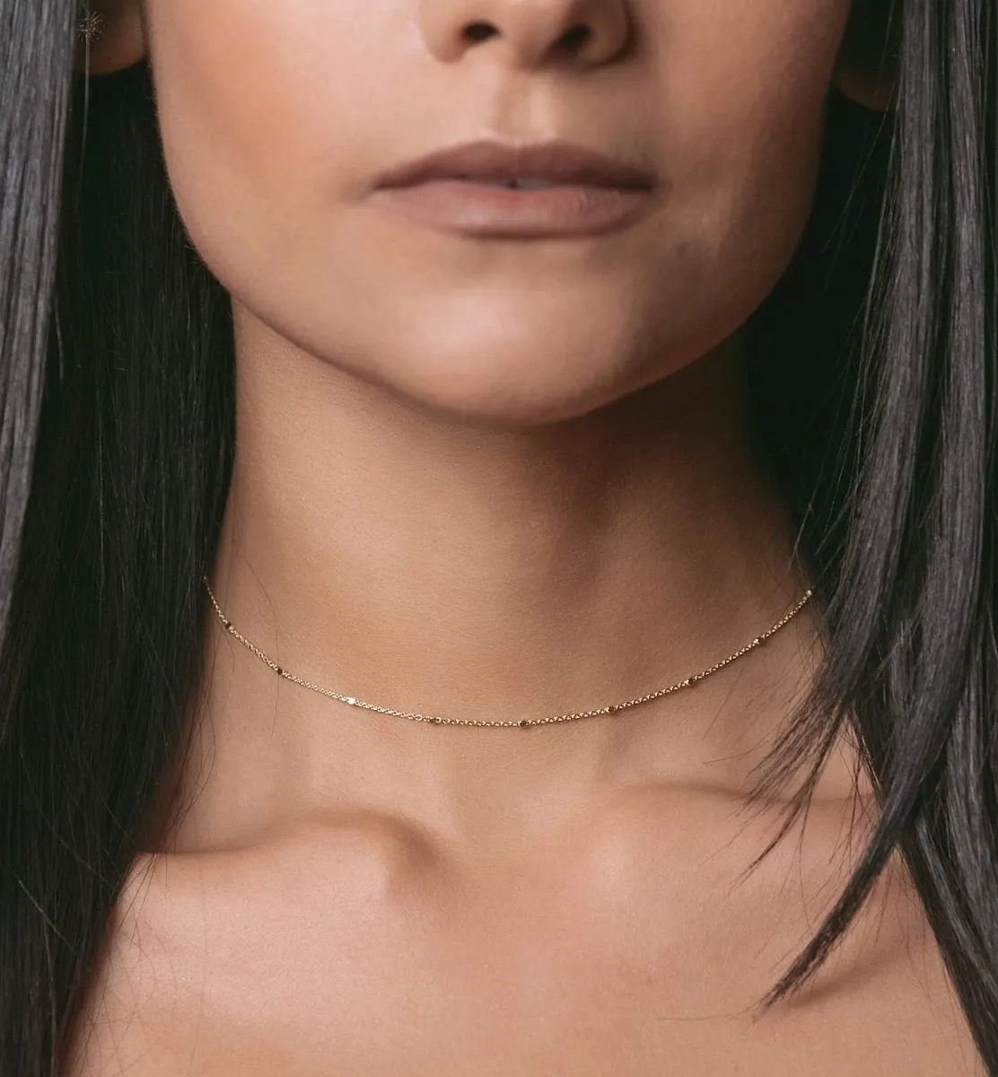 Oli Dainty Bead Choker