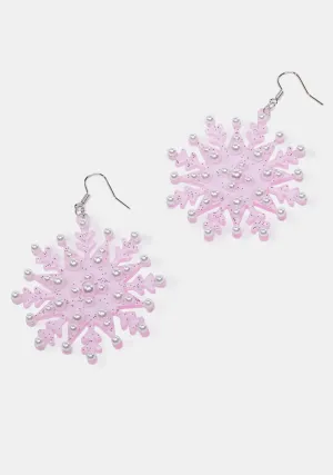 One In A Million Snowflake Earrings