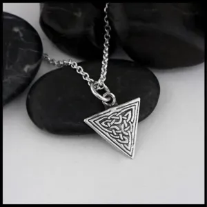 Ornate Triangle Celtic Knot Pendant