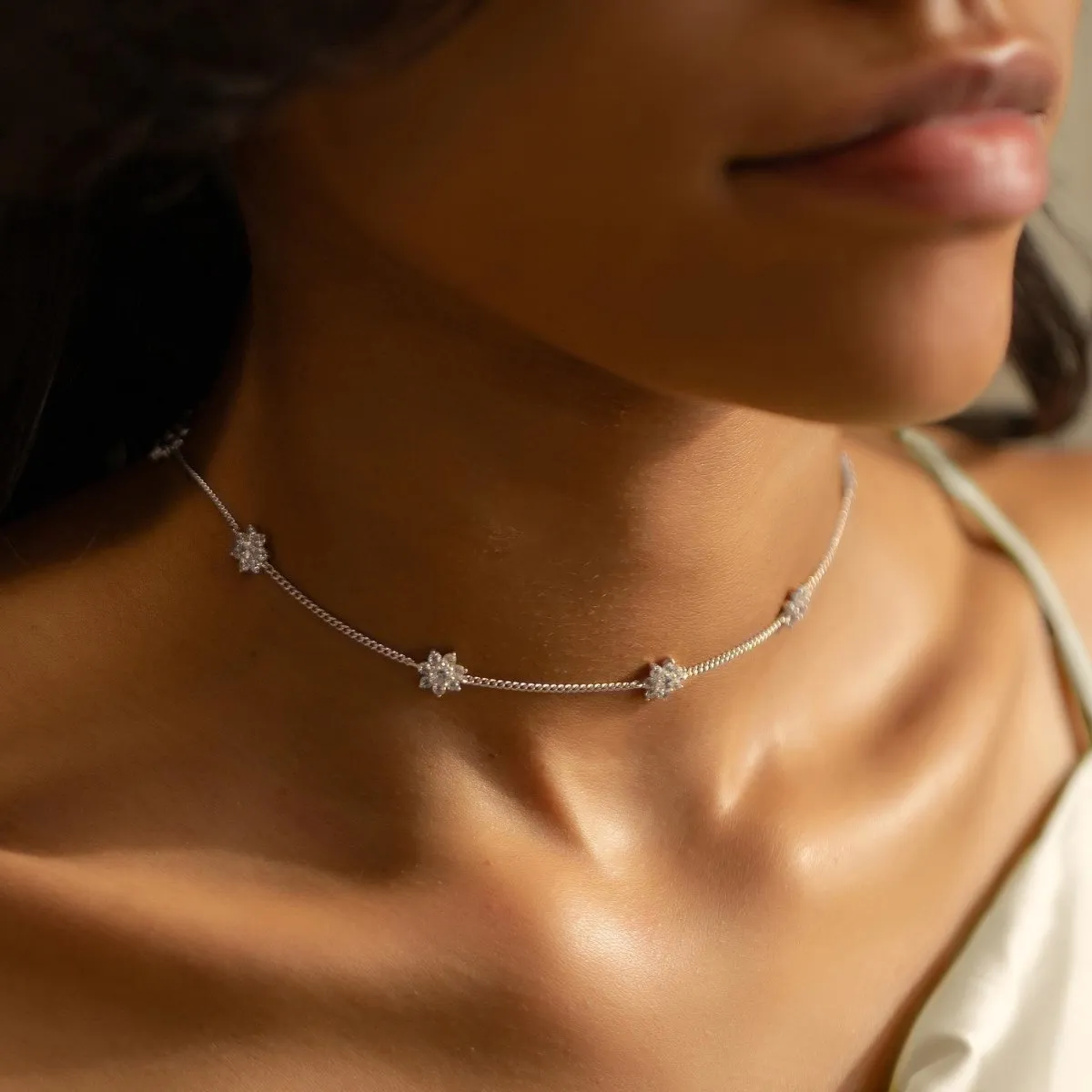 Pavé Crystal Choker