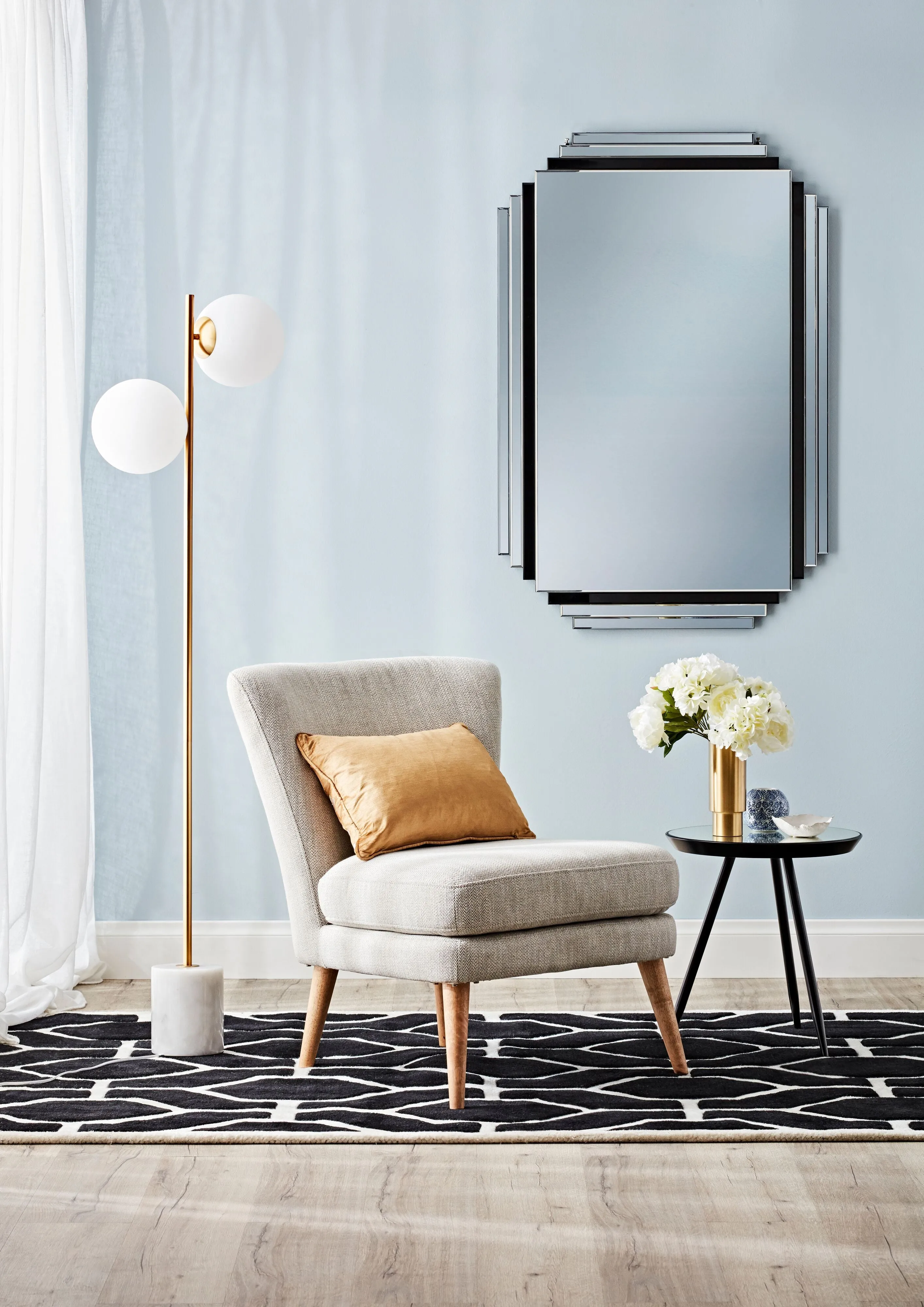 Severina Metal Floor Lamp 158cm