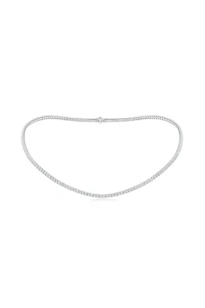 Shangri-La 14K Gold and Diamond Prong Set Tennis Necklace