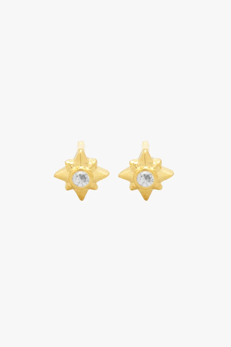 Shining Starlight Stud Gold Plated