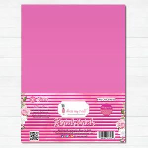 Shrink Prink - Magenta Frosted Glass Sheet - Pack of 50 Sheets