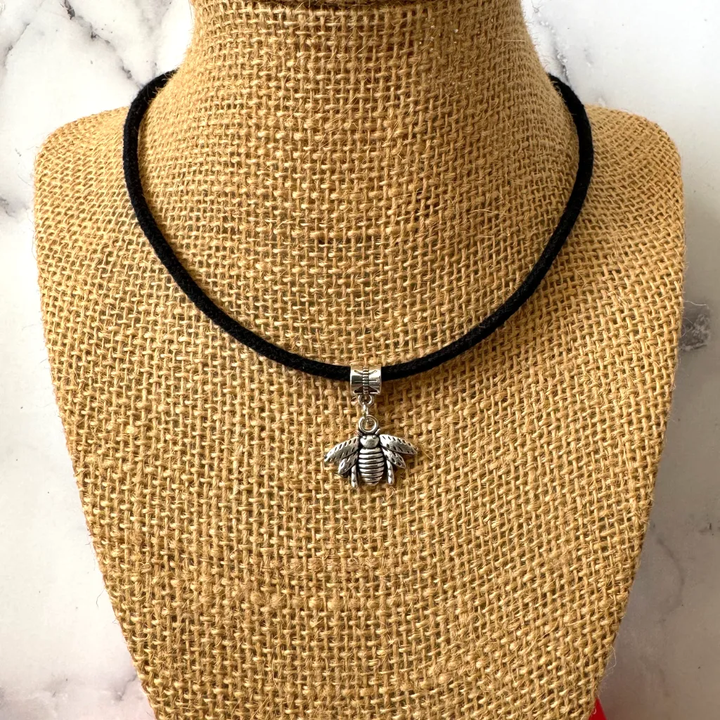 Silver Charm Choker