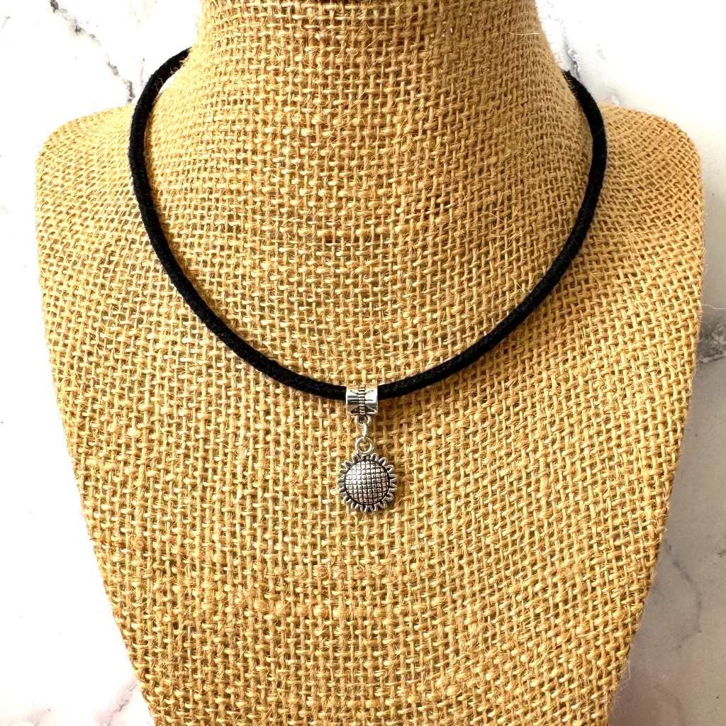 Silver Charm Choker