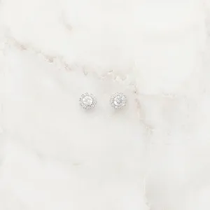 Silvertone Shining Star Earrings