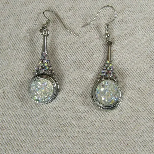 Sparkly Crystal Drop Earrings Dangle Earrings