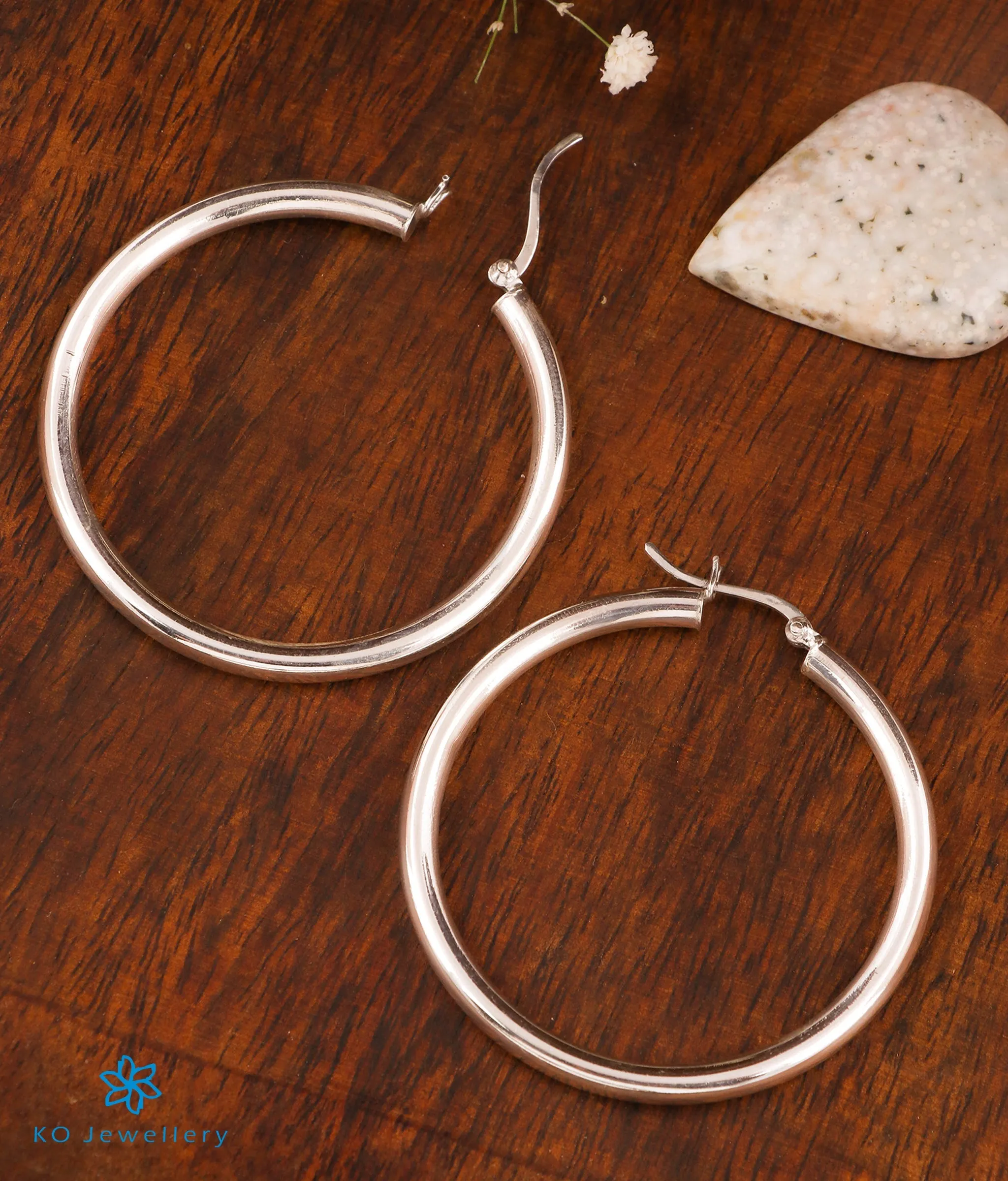 The Shining Silver Hoops