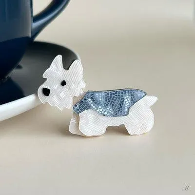 West Highland Terrier Dog Acrylic Brooch