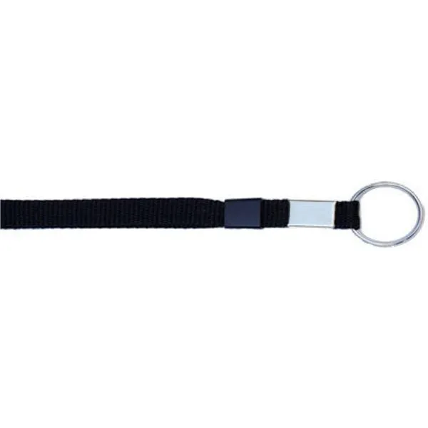 Wholesale Key Ring 3/8" - Black (12 Pack)